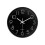 (White- black border) 12inch DIY Wall Clock Silent Quartz Wall Night Clocks Multicolor Optional 12