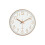 (White- silver border) 12inch DIY Wall Clock Silent Quartz Wall Night Clocks Multicolor Optional 10