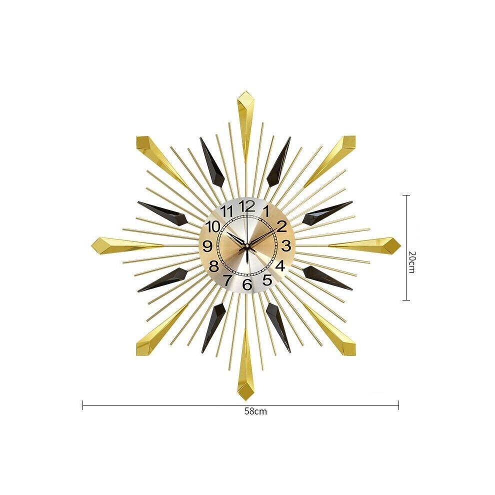 (S) 58CM/68CM Nordic Wall Clock Fashion Personality Creative Wall Clock Living Room Home Modern Minimalist Decoration