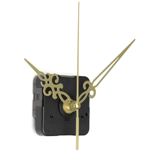 5pcs Gold Hands DIY Quartz Wall Clock Spindle Movement Mechanism 1