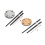 (Silver) 30cm Long Spindle Quartz Clock Movement Mechanism Replacement Repair Tools DIY 3