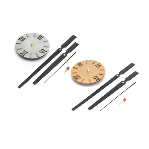(Silver) 30cm Long Spindle Quartz Clock Movement Mechanism Replacement Repair Tools DIY 2