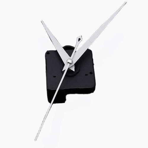 5Pcs DIY White Triangle Hands Quartz Black Wall Clock Movement Mechanism 1