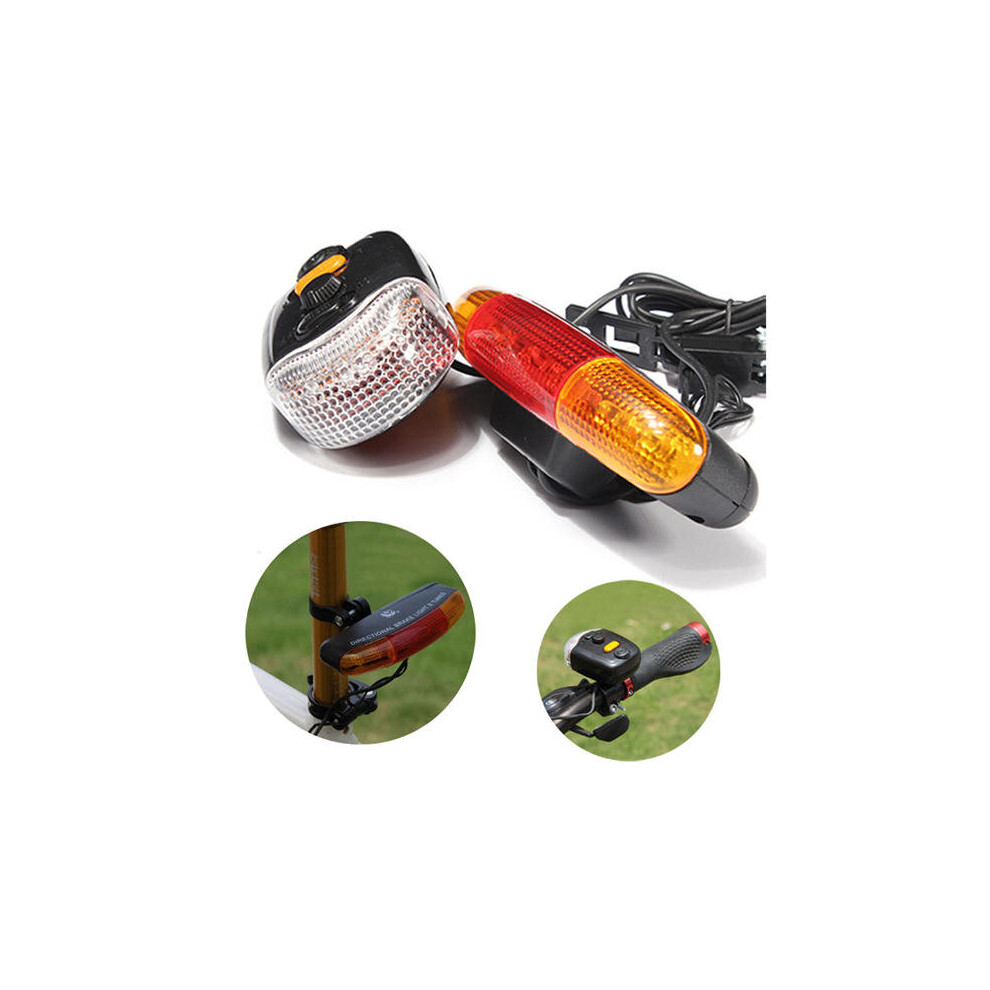 3-in-1 7 LED Cycling Turn Signal Brake Light Horn Indicator Warn