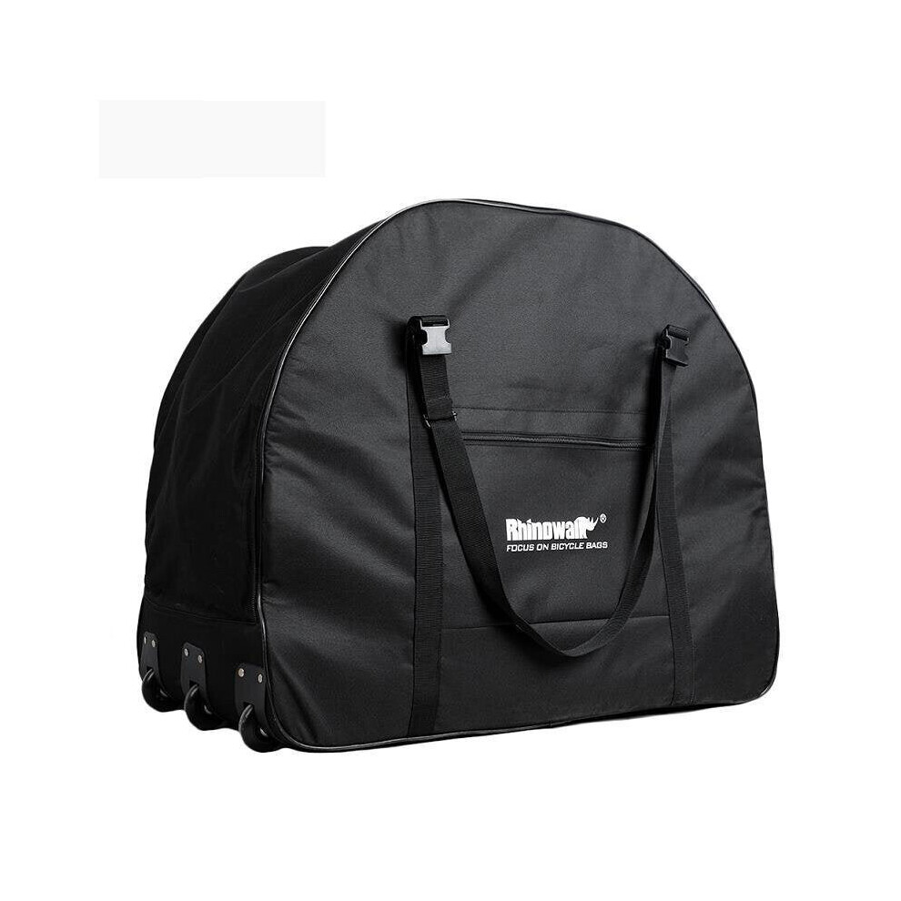 20inch Folding Bike Storage Bag Wear-resistant Bike Carrying Luggage Bag Waterproof Shoulder Bag with 3 Wheels