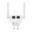 (White, EU Plug) 300M WiFi Repeater 2.4GHz Wireless Range Extender Wifi Amplifier 8