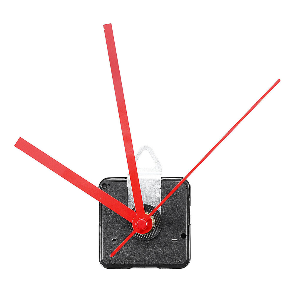 (Red) 20mm Quartz Silent Clock Movement Mechanism Module DIY Kit Hour Minute Second Without Battery