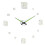(Gold, 37) DIY Wall Clock Silent Quartz Luminous Wall Night Clocks 10