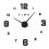 (Silver, 37) DIY Wall Clock Silent Quartz Luminous Wall Night Clocks 2