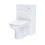 NES Home Modern 500mm Back To Wall WC Toilet Unit Gloss White | Afern 1