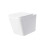 NES Home Modern White 500mm Back To Wall WC Toilet Unit Rimless Space Saving | Afern 7