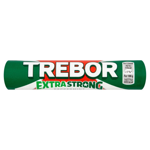 Trebor Extra Strong Peppermint Mints Roll 41.3g ( pack of 40 ) 1