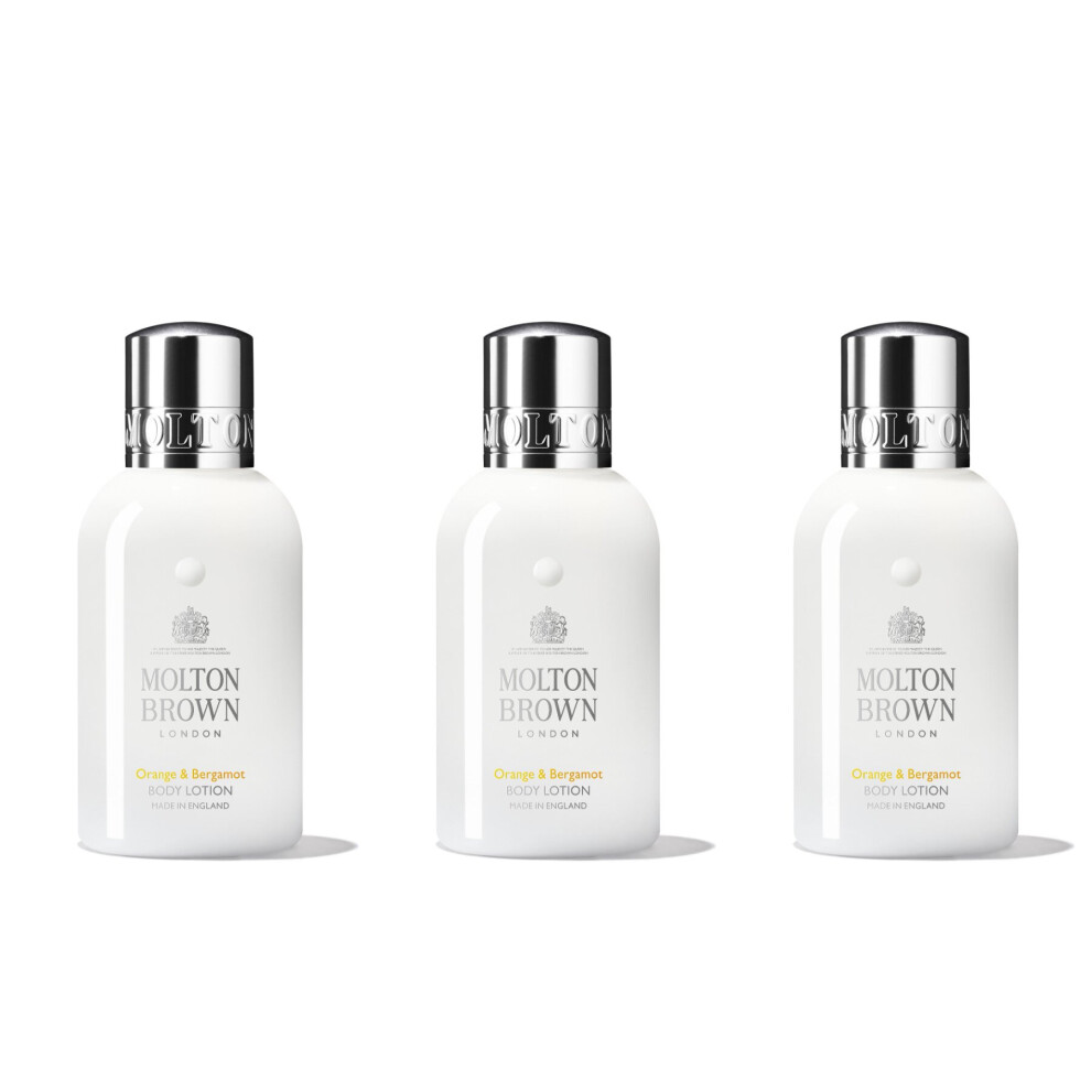 Molton Brown Orange & Bergamot Body Lotion 3 x 100ml Bottles