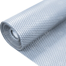 (Light Grey, 1m x 5m) GroundMaster Artificial Rattan Multiple Colours Border Screening Fence