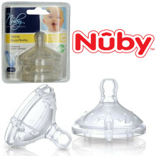 (2 Packs) 2x 3M+ Nuby Natural Touch Medium Flow Bottle Teats