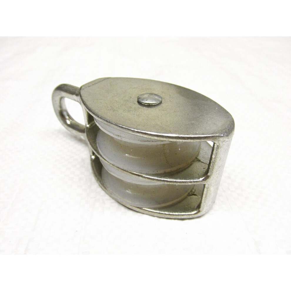 (Double, 40Mm) Single Double Sheave Pulley Block (Nylon Eye) 600988487031