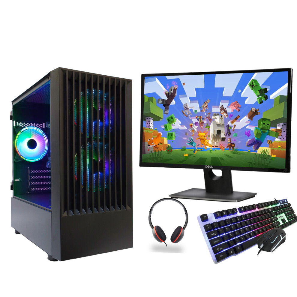 Fast Gaming Intel Quad Core i5 16GB RAM 1TB HDD & 120GB SSD PC Bundle