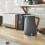 Swan Swan Nordic Grey Kettle 2 Slice Toaster Microwave Breadbin & Canisters 4