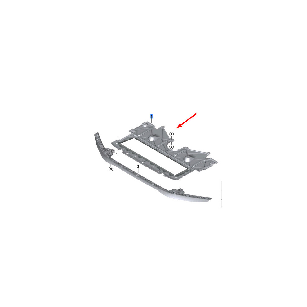 BMW M4 F82 Front Under Cover Shield 51758074612 8074612 NEW 