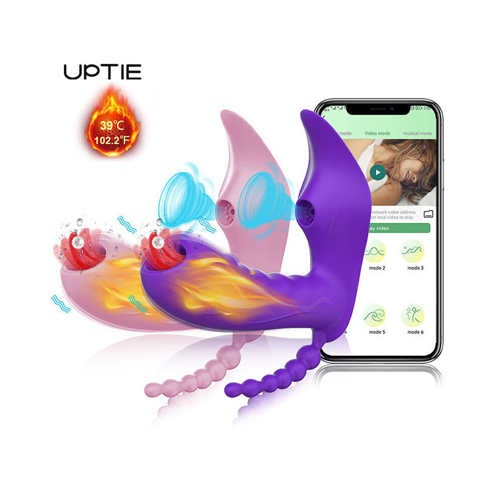 Bluetooth APP 3 in 1 Dildo Vibrator for Women Wireless Remote Control  Sucker Clitoris Stimulator Sex Toys Female Couple Adult 18 on OnBuy