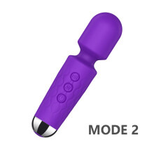 (Pu) 20 Modes Strong Vibration Upgraded Mini Vibrator Usb Charging Handheld Body Massager Clitoris G-Spot Vibrators Sex Toy For Women