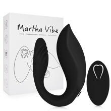 (Black) Wireless Remote Control Vibrator Female Clitoris Stimulator Dildo Wearable Sex Toys for Women Couple Adult 18-MaSha