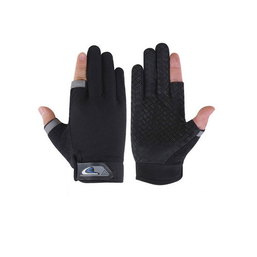 (a-Black) Unisex Touchscreen Winter Thermal Warm Cycling Bicycle Bike Ski Outdoor Camping Hiking Motorcycle Gloves Sports Two Fingers-image-OPC-PBW25H5-NEW