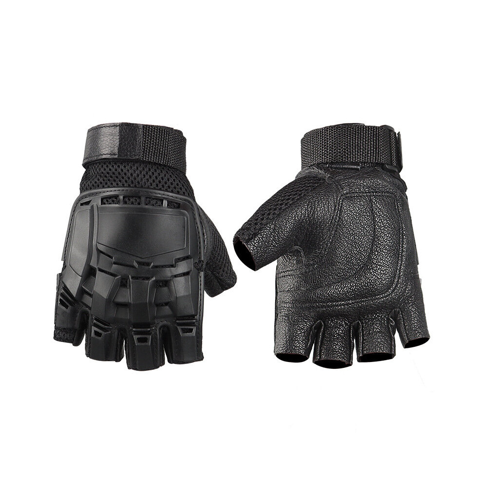Photos - Other Military Airsoft Gloves Army Tactical Shooting Gloves Combat Men Outdoor Hiking Riding Anti-Slip Half / Full F(a-1 pair XL)