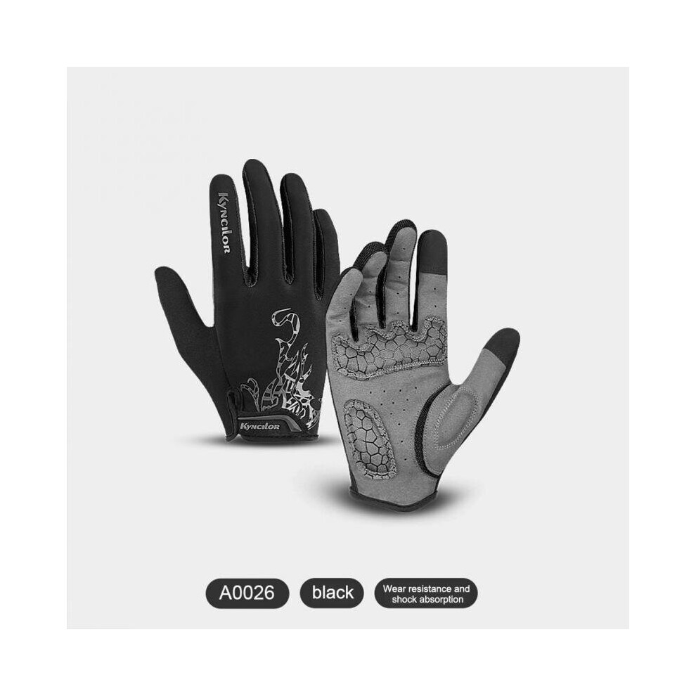 (a-Black Gloves XL) Winter Autumn Women Men's Cycling Gloves Full Finger With GEL Pad Shockproof MTB Mountain Hiking Sport Bicycle Bike Gloves-image-OPC-PBW26TG-NEW