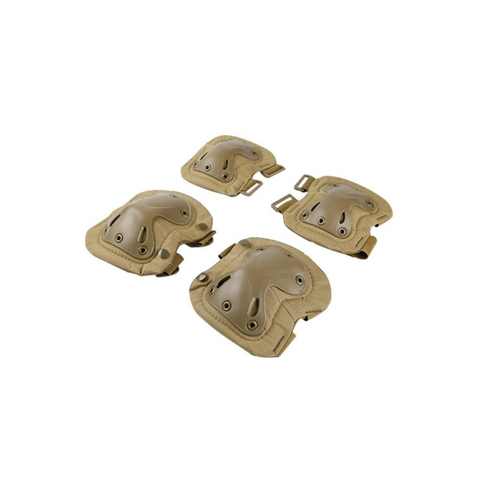 (A- Knee Pads L) Army Military Tactical Gloves With Tactical Knee Pad Paintball Airsoft Combat Motocycle Hard Knuckle Full Finger Military Gloves Brown 4856685939922