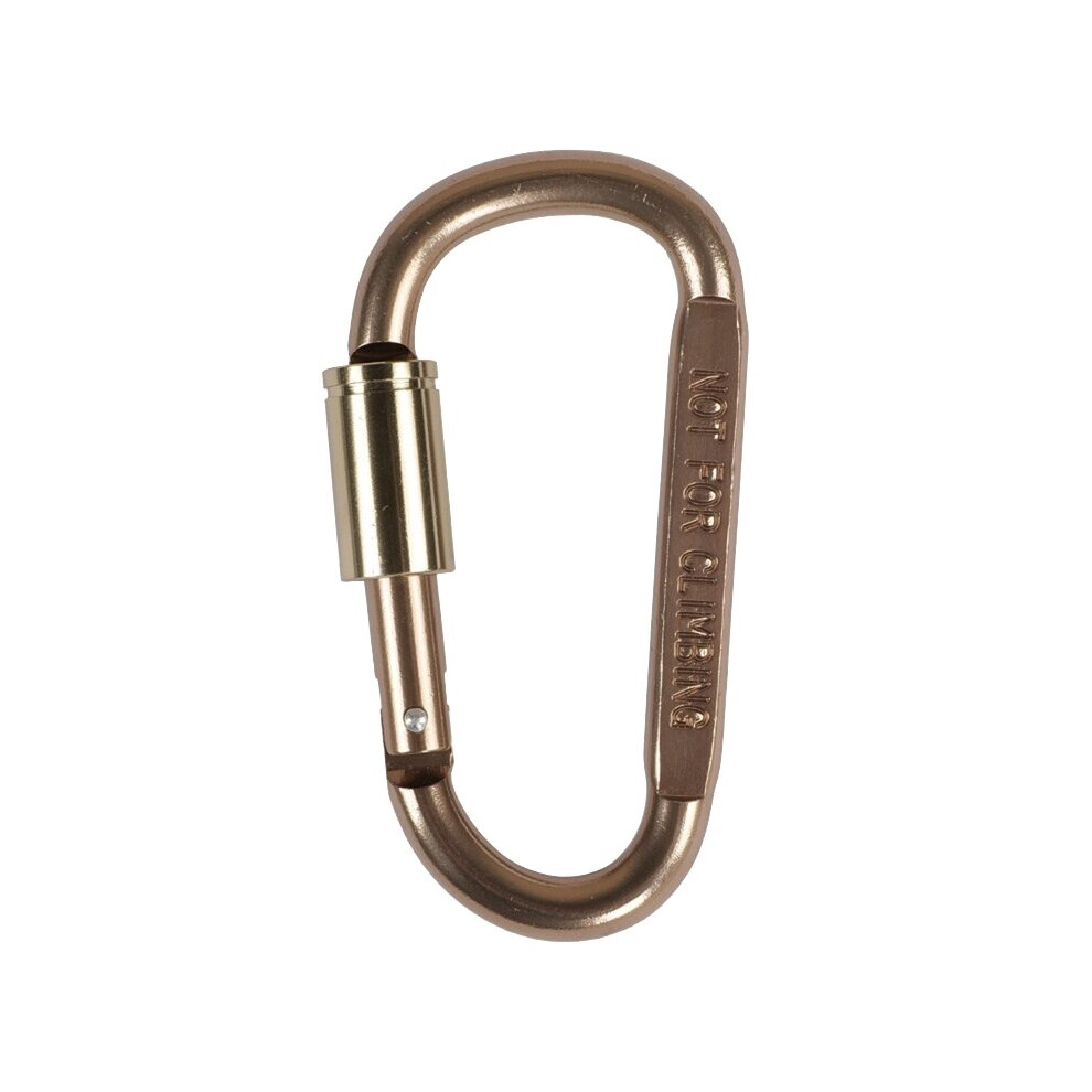 Photos - Climbing Gear  Backpack Carabiner Keychain Outdoor Camping Hiking Aluminum Alloy D-ring Snap Clip Lock Buckle Hook Climbing Tools(a-Brown)