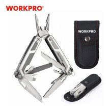 (a-16 in 1 Plier) WORKPRO Survival Tool Kits Multi Plier Multifunction Knife Tactical knife Camping Multitools