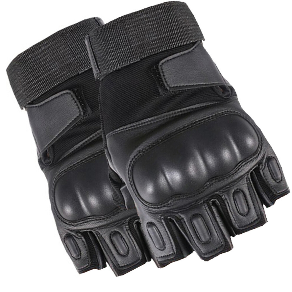 1Pc Special Half Finger Gloves Motorcycle Gloves For Men Outdoor Riding Hiking Motorcycle Black 4856685935665