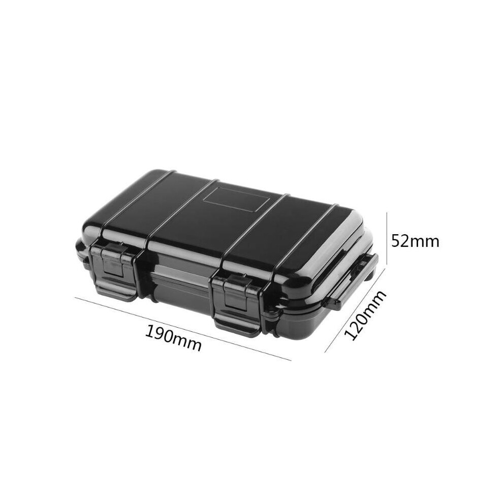 (a-190x120x52mm) EDC Outdoor Survival Case Shockproof Waterproof Sealed Box Travel Camping First Aid Sos Tool 3 Size Survival Equipment