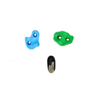 (a-2PCS Random Color) 12 Tree Climbing Holds for Kids Climber, Adult Climbing Rocks with 6 Ratchet Straps for Outdoor