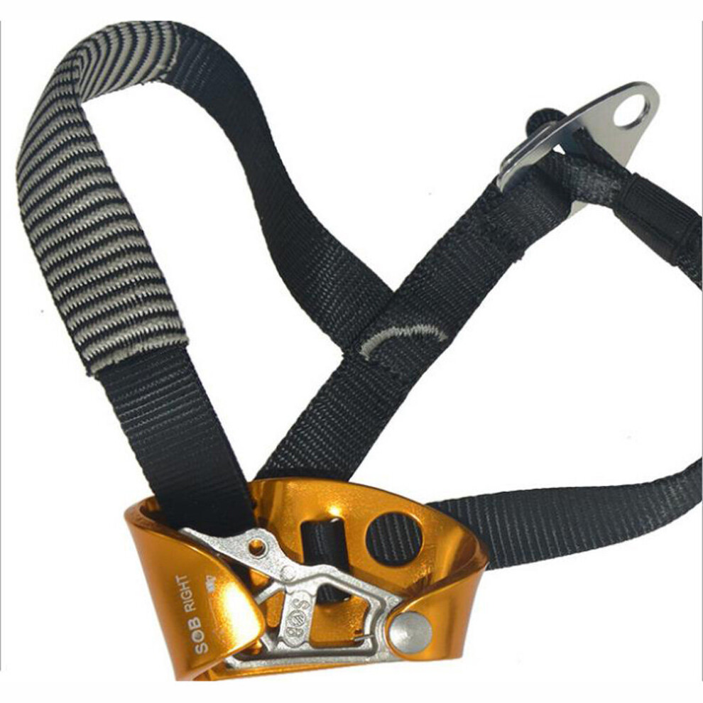Dechoicelife (A-Right Foot) Climbing Mountaineering Left/Right Foot Ascender Riser Rock Tree Arborist Rappelling Gear Equipment