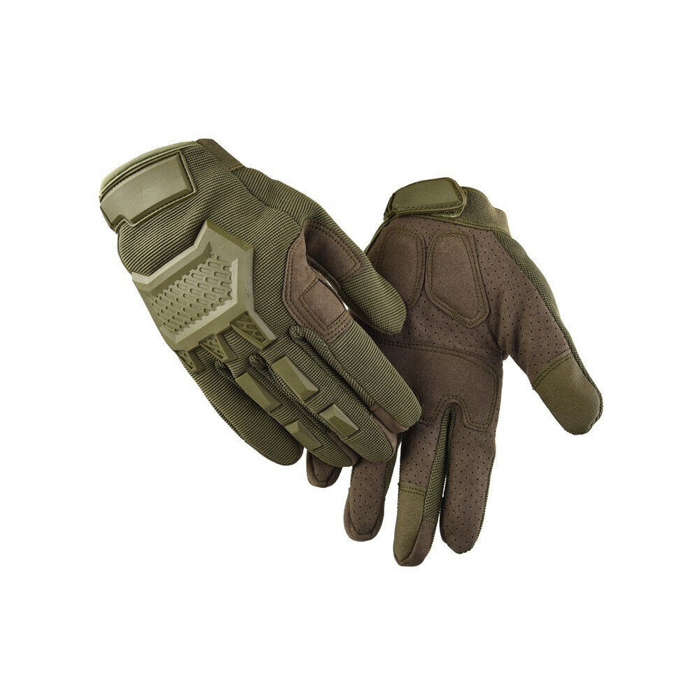 (A- M) Full-Finger Army Military Tactical Gloves Motorcycle Paintball Airsoft Hunting Shooting Outdoor Riding Fitness Hiking Gloves Black 4856685930844