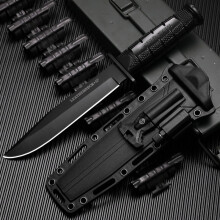 (a-A4) Fixed Blade Knife Pocket Tactical Knives Survival Rescue Tools Hunting Knives Combat Outdoor Gear Tools for Camping, Climbing