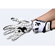 (a-white S) Rugby Gloves Full Finger Breathable Anti-slip Silicone Baseball American Football Gloves Outdoor Hiking Gloves