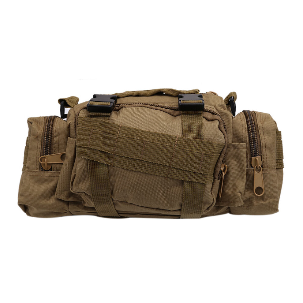 (a-Coyote Tan) Outdoor Military Tactical Backpack Waist Pack Waist Bag Oxford Camping Hiking Climbing Waist Bags Travel Shoulder Bag Pack-image-OPC-PBW2HWZ-NEW