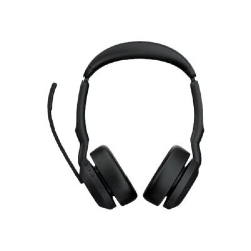 Jabra Jabra Evolve2 55 MS Stereo - Headset - on-ear - Bluetooth - wireless - active noise cancelling - USB-C - black - with ch