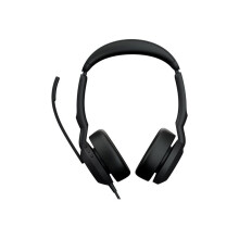 Jabra Evolve2 50 UC Stereo - Headset - on-ear - Bluetooth - wireless - active noise cancelling - USB-A - black - Zoom Ce