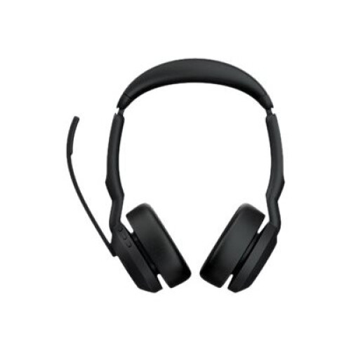 Jabra Jabra Evolve2 55 MS Stereo - Headset - on-ear - Bluetooth - wireless - active noise cancelling - USB-A - black - Zoom Ce