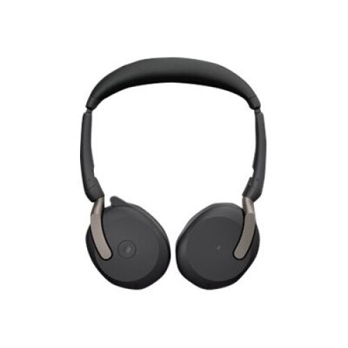 Jabra Jabra Evolve2 65 Flex MS Stereo - Headset - on-ear - Bluetooth - wireless - active noise cancelling - USB-A - black - Ce