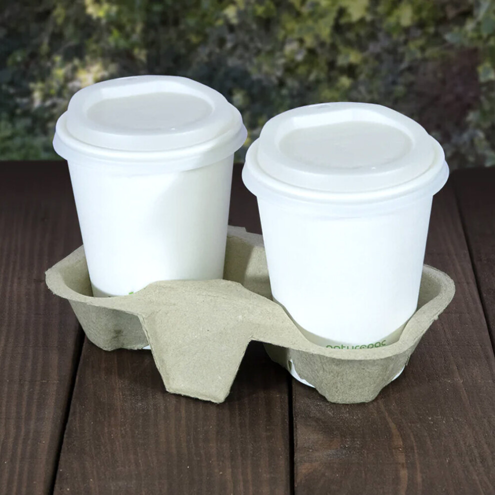 (400) 100/200/400 x 2 Hot Drinks Cup Holder Cup Tray