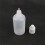 30ml Empty Plastic Eye Dripper Liquid Water Squeezable Dropper Bottle with White Cap Pack of 10 2