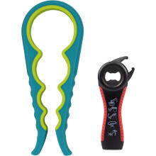 Bottle Opener Can Opener Mobility Aids Grip Lid Twist Off Gripper Easily Get Lids Off Multiple Size Grip For Seniors Women Children Any Size Grip