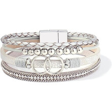 Bohemian style multi-layer woven ladies bracelet