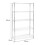 Wire Shelving Rack 5 Tier Metal Storage Shelf Unit Stand Kitchen Office Garage 3