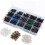 Plastic Safety Eyes, 6-12mm Toy Eyes with Washers for Doll Making Teddy Animal Crafts, 264 Pieces 6